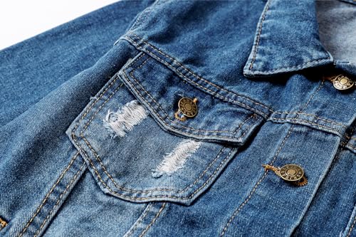 Joe Wenko Classic Kids Toddler Baby Boys & Girls Casual Outwear Denim Jacket3