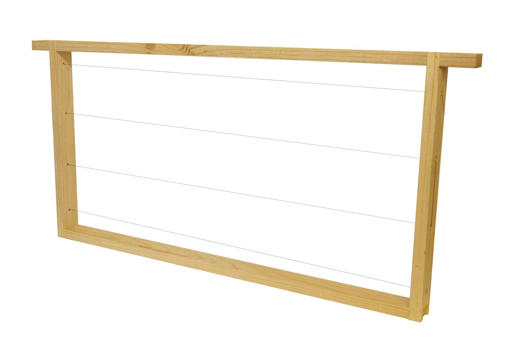 40x Zander Rähmchen gedrahtet GERADE Seiten Linde und Lärche 477 x 220 mm