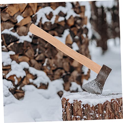 Healvian Replacement Wood Handle Genuine Tennessee Hickory Wooden Handle for Axe Fitting for Axe Wooden Axe Accessory Wood Handles Handle Tsubaki Accessories Outdoor Pick Handle