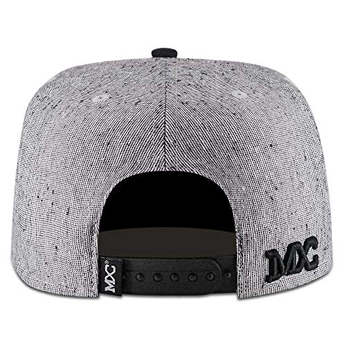 Boné MXC BRASIL Aba Reta Snapback Ajustável Tamanho:Único;Cor:Cinza