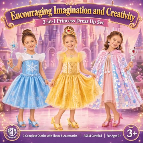 Disfraz de Princesa para Niñas 3-6 años miniatura 2