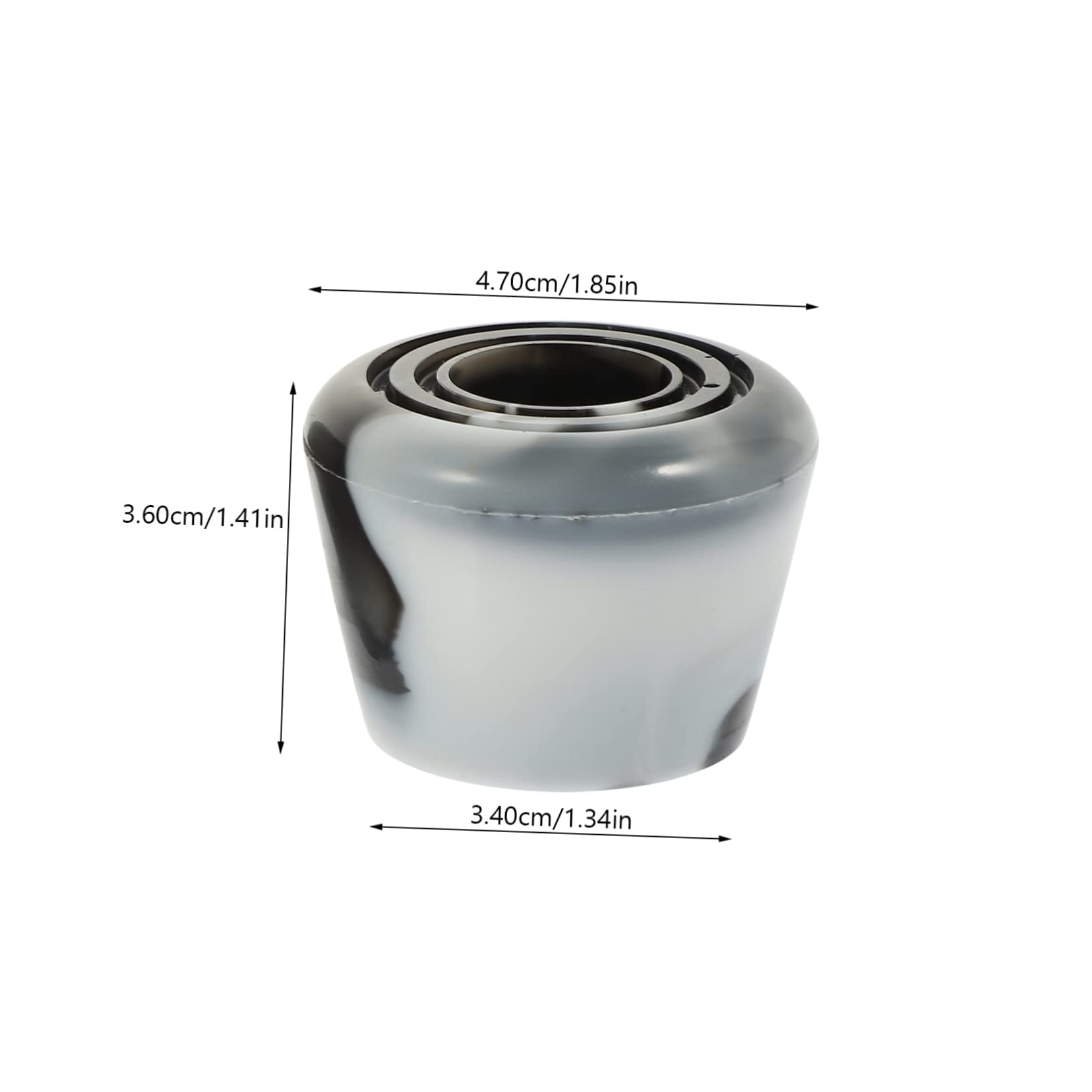 KESYOO Roller Skate Stoppers Replacement Brakes Non-Slip Toe Stops for Skaters Portable Skate Supplies