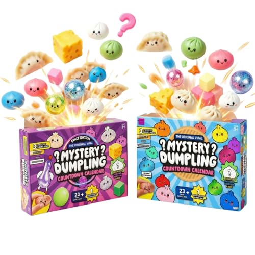 2 Packs Soft Dumpling Advent Calendar 24-Day Squeeze