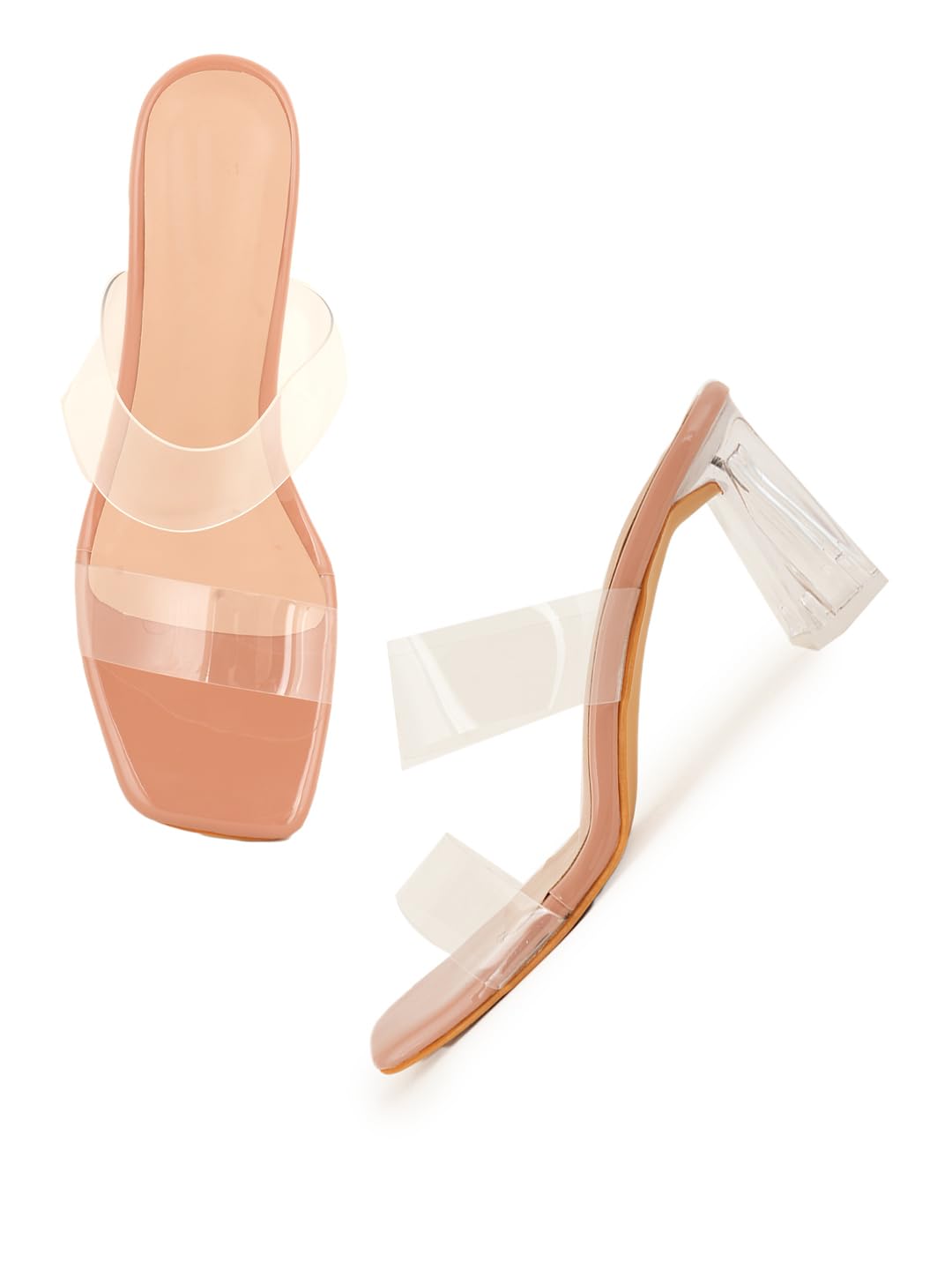 mozafia Peach Women Formal Heels-picture-42