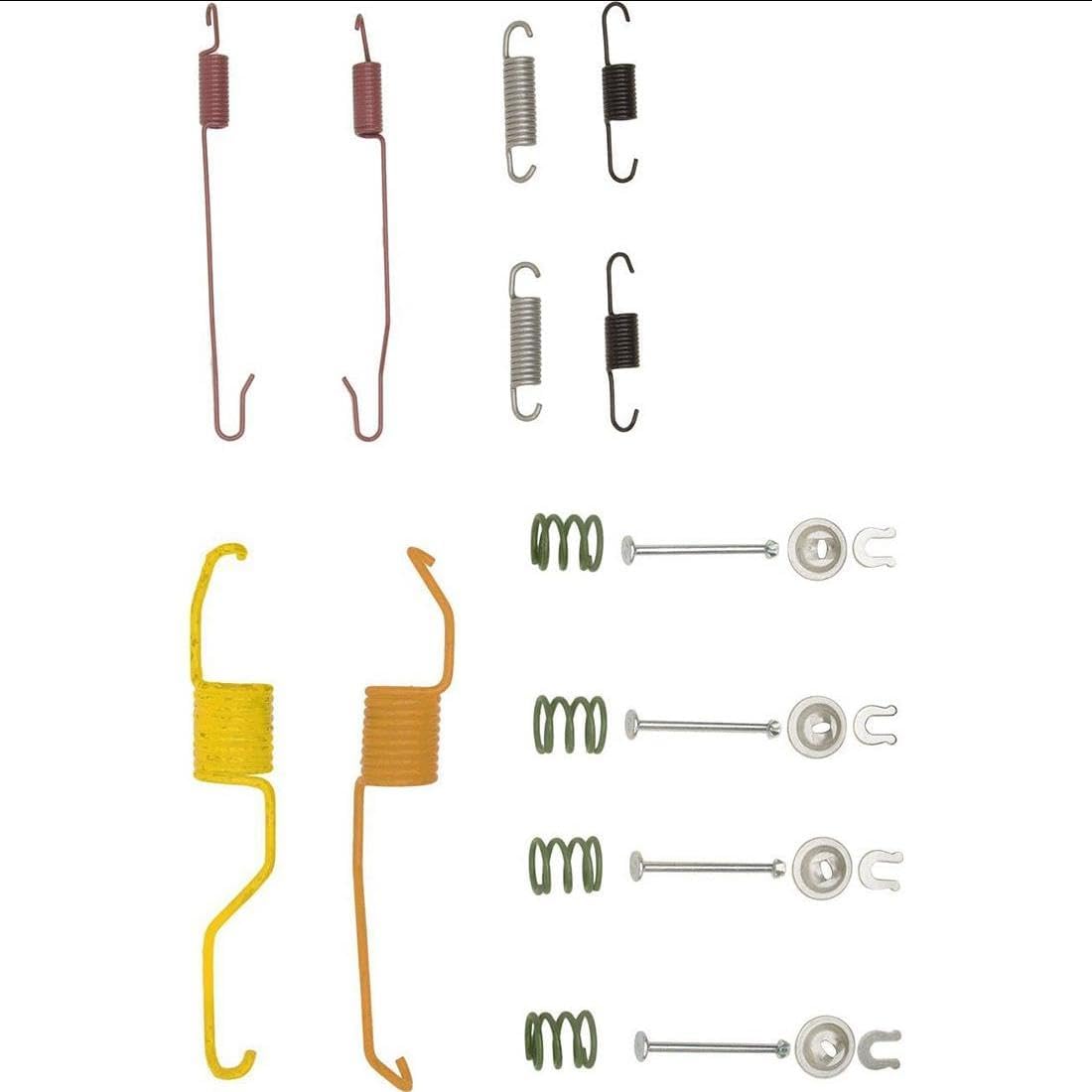 Rear Drum Brake Hardware Kit Drum Brake Shoe fits Toyota Tacoma 2016 2017 2018 2019 2020 2021 2022 2023 2.7L L4, fits Toyota Tacoma 2016 2017 2018 2019 2020 2021 2022 2023 3.5L V6