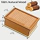 Atuoxing Spardose Holz, Sparbox mit Zähler zum Ankreuzen Wiederverwendbare, Sparschwein aus Holz für Erwachsene und Kinder mit Sparziel (1000€)