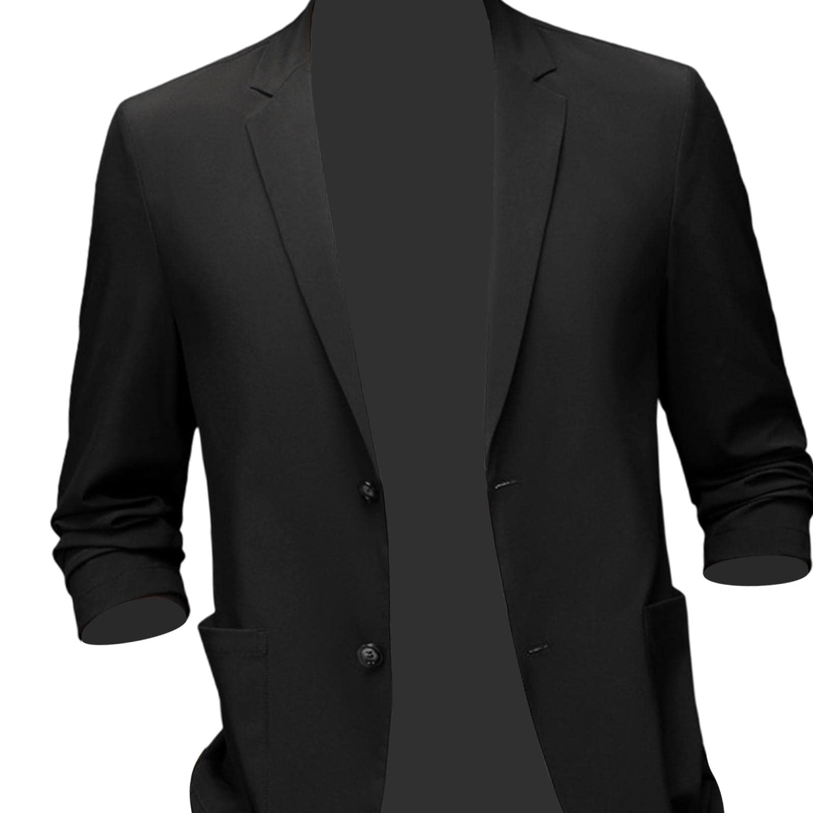HEAVENGLOW Suit Jacket Men Mens Sport Coats and Blazers Suit for Party Office Festivals Black XL-image-43
