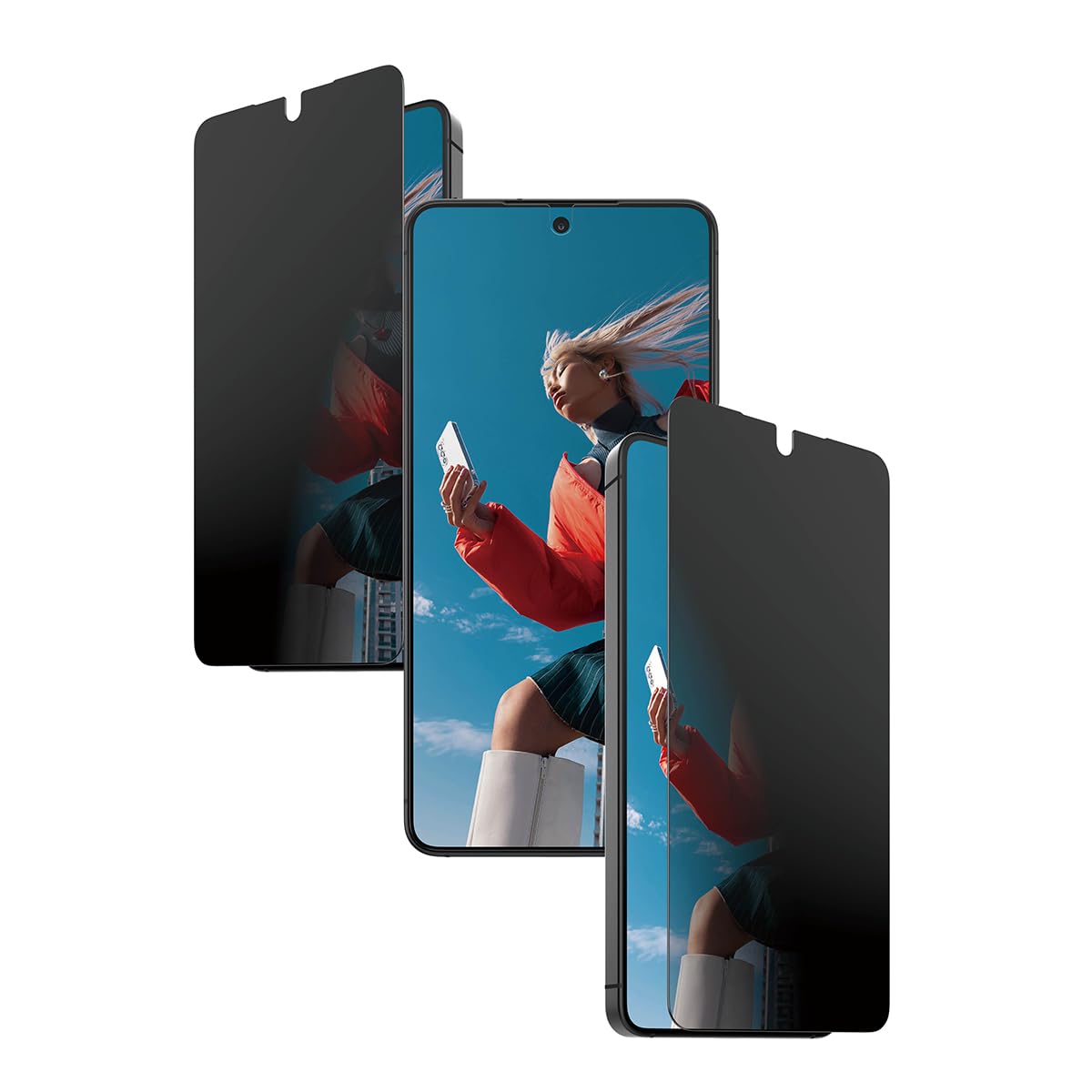 PanzerGlass EasyAligner - Pellicola protettiva per schermo privacy a 2 vie per Samsung Galaxy S26 Ultra Wide Fit
