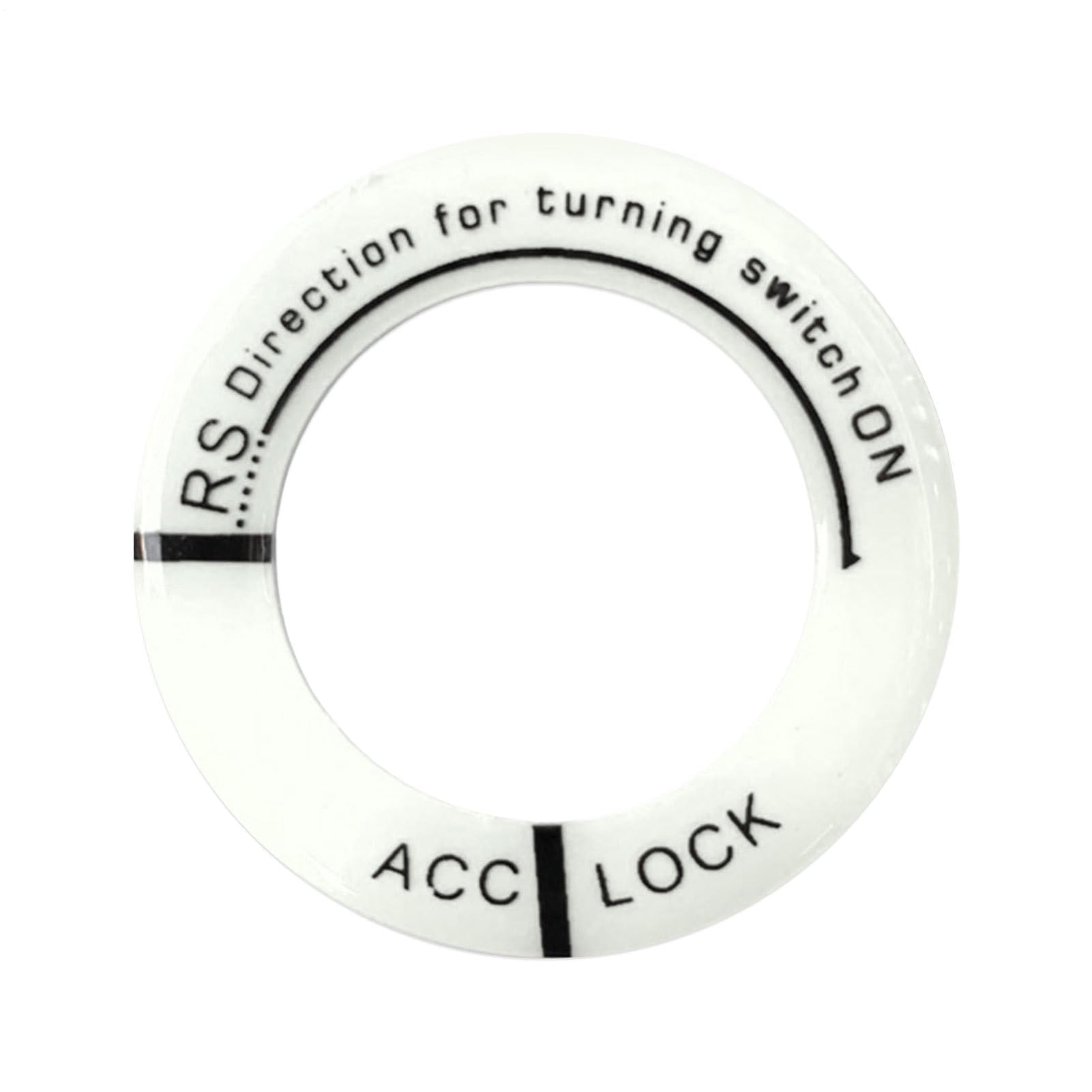 Key Ring Sticker – 3.4/2.3cm Epoxy, Luminous Ignition Ring, Car Accessory | Perfect For Dashboard Decoration, Interior Styling Glow, Protector, Vehicle Customization, Night Illumination, Auto Decor