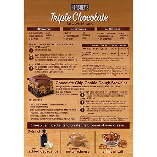 Betty Crocker's Hershey's Triple Chocolate Brownie Mix (20 Oz. Ea., 4 Pk.) #TOP1