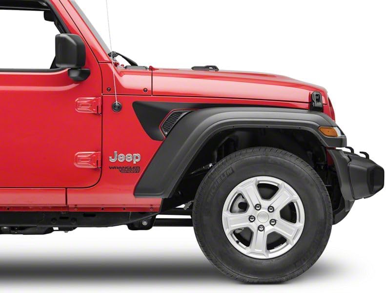 SEC10 Side Accent Decals; Matte Black Compatible with 18-24 Jeep Wrangler JL