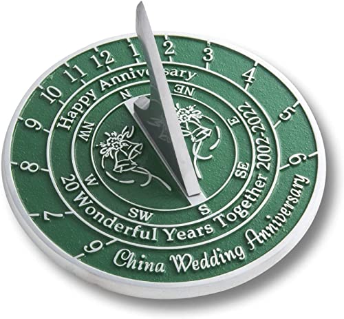 Regalo de 20 aniversario de boda original gran reloj de sol de China 2022