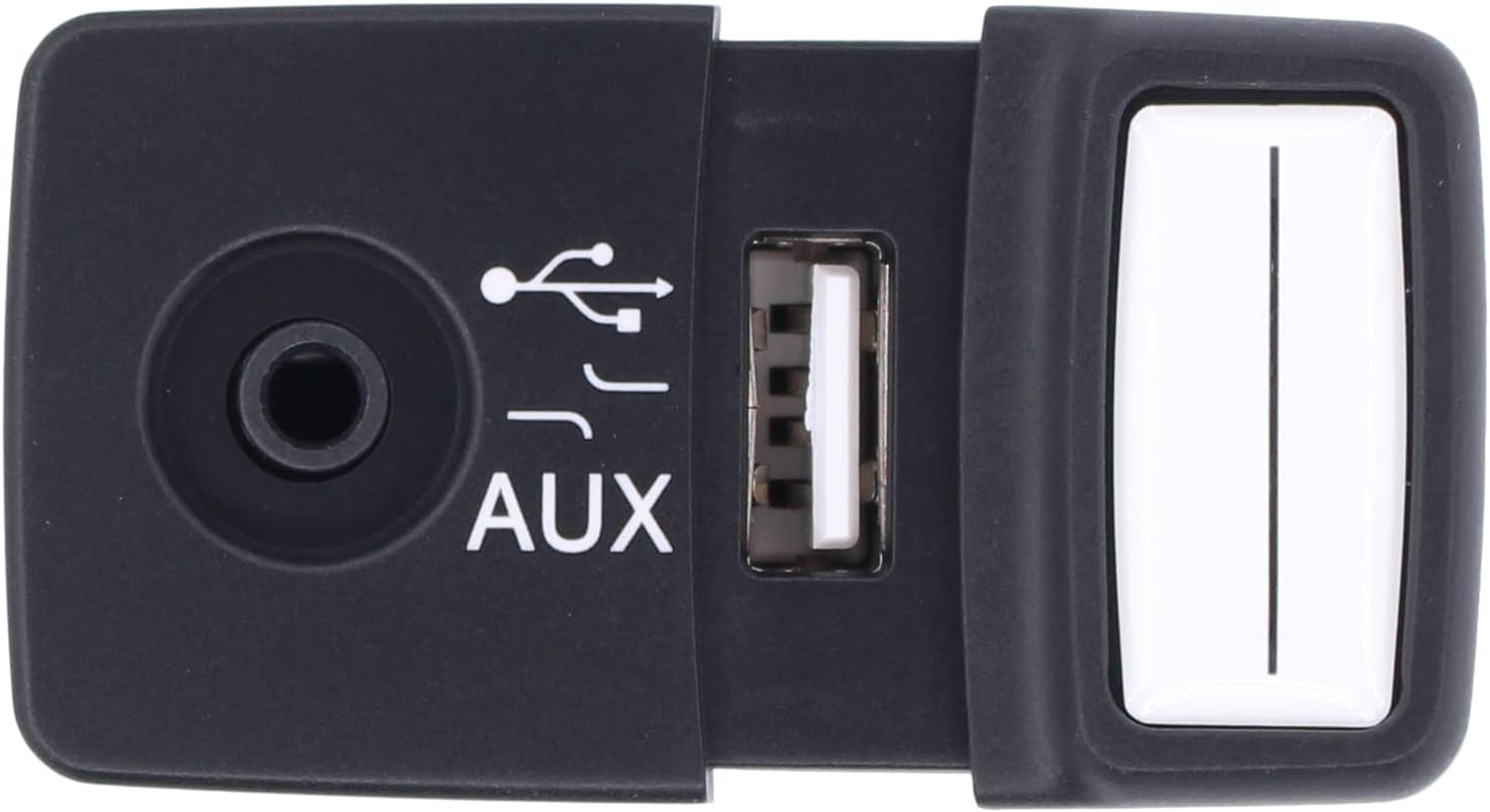 HouYeen USB Media Player AUX Socket for Fi-at Ab-arth 500 500C Panda Punto Doblo, Black - Image 5