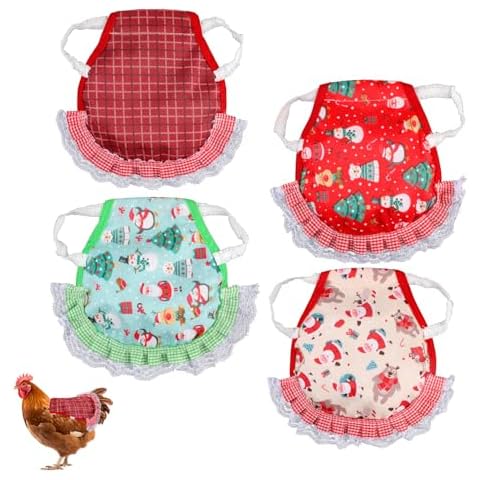 Gosknor 4pcs Premium Chicken Saddles for Hens Cover