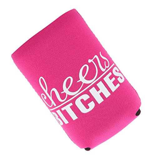sharprepublic Bouteille Acclamations Bitches Beer Can Cooler Manches Holder Wedding Favor