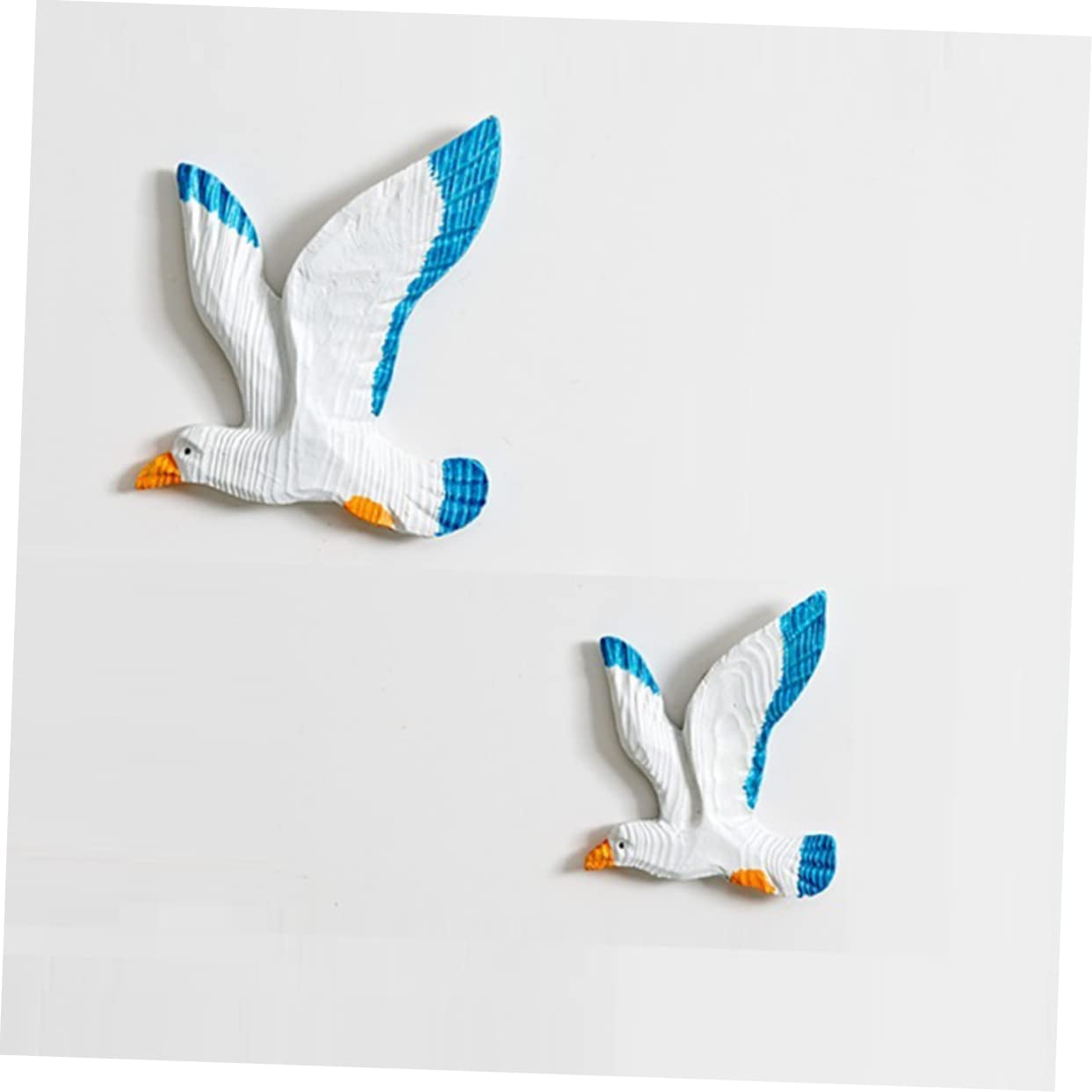 ABOOFAN 3pezzi Gocce Di Uccelli Appese Gabbiani in Resina Gocce Di Uccelli Da Parete Gabbiani Di Appesi Decorazione Da Parete Per Casa
