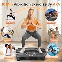 AXV Vibration Plate Exercise Machine Fitness Platform Body Vibrating Board — image 2