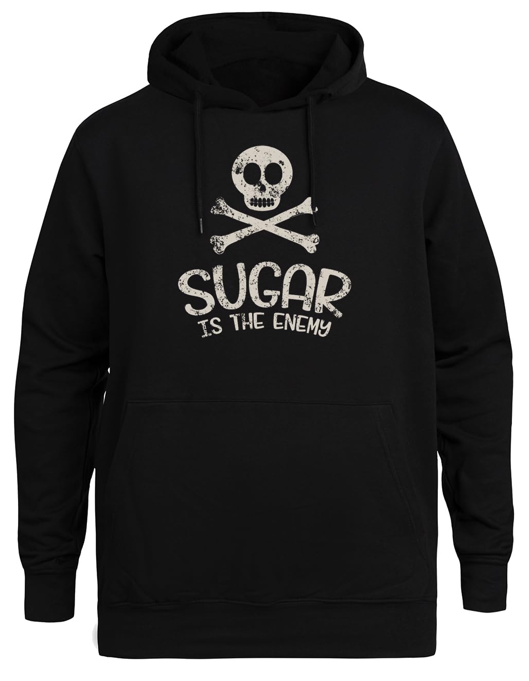 Keto Sprawia, Że Moje Ubrania Spadają Unisex Czarna Bluza Ekologiczna z Kapturem Unisex Black Hoodie Eco-Friendly Hooded Jacket