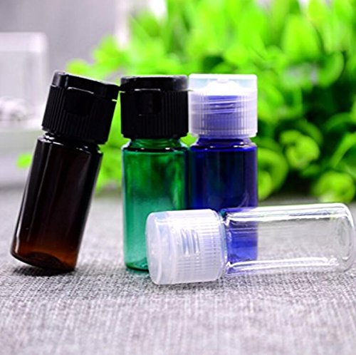 12Pcs 15ml/0.5oz BPA Free Empty Clear Plastic Bottle With Clear Flip Cap Jar Pot Vial Container For Emollient Water Sample Shower Gel Makeup Lotion Emulsion 1