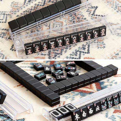 Juego de fichas American Mahjong 166 piezas 1.2 pulg miniatura 4