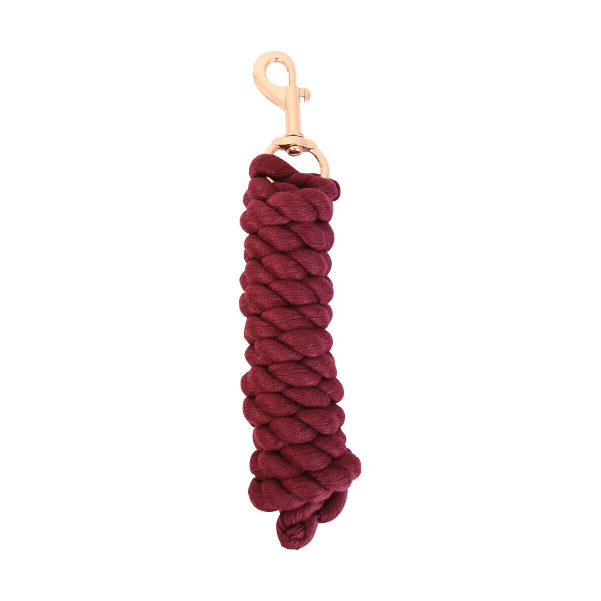 Hy Horse Lead Rope (2m) (Maroon/Rose Gold)