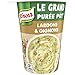 Knorr Le Grand Purée Pot, Purée Lardons et Oignons, Repas Express, Portion Individuelle, Sans colorant, Sans conservateur, Sans exhausteur de goût 76g