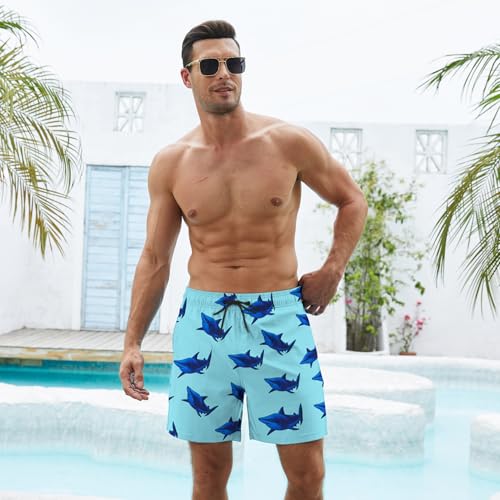 Mens Swim Trunks with Compression Liner Quick Dry Swim Shorts Bathing Suit Swimsear 2 in 1 Beach Board Shorts3