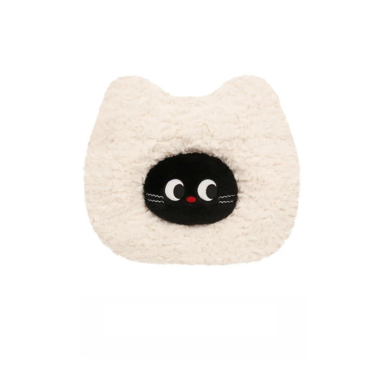 Hviyroi car seat cushion Cute kitten mesh honeycomb breathable fabric car seat cushion Universal Car Seat Covers(Lumbar Pillow)