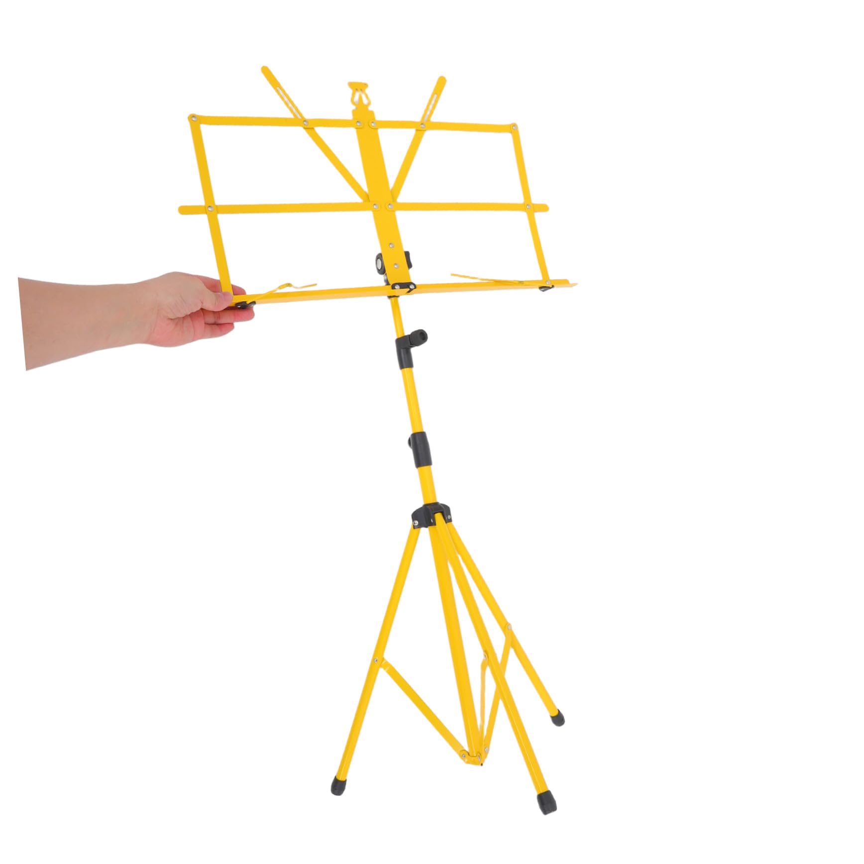 Support De Pupitre Réglable Et Pliable Pour Guitare Accessoire Portable Et Pliable Pour Livre De Chansons Trépied Pour Musique Accessoires Pour Pupitre De Bureau Jaune