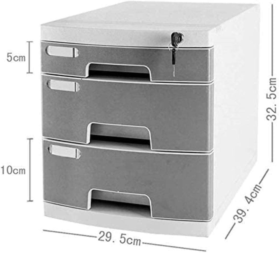 Archivador de escritorio multifuncional de 3 capas, almacenamiento de plástico A4 para papelería de oficina, solución de archivo para uso doméstico y de oficina