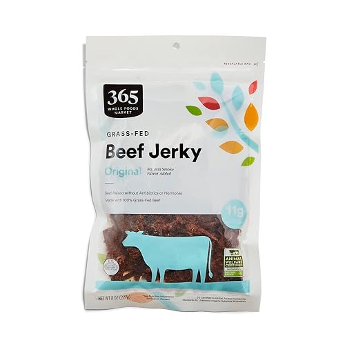 365 by Whole Foods Market, Original Family Size Beef Jerky, 8 Ounce