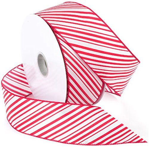 Morex Ribbon 7410.60/50-609 garden, 2.5-In x 50-Yd, Red/White