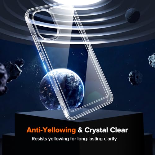 ivoler Etui Anti-Yellow do Oneplus Nord CE 5 5G z 2 częściami ze szkła hartowanego, [ochrona wojskowa] Ochronna obudowa odporna na wstrząsy odporna na zarysowania przezroczysta obudowa zderzaka