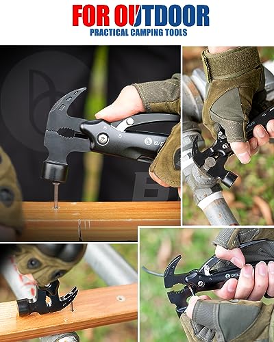 Regalos para Hombres Mujer, Mini Martillo Multiherramienta con Copo de nieve, Ideas únicas de Regalo de Cumpleaños para Papa, Accesorios al Aire Libre Herramien - imagen 5