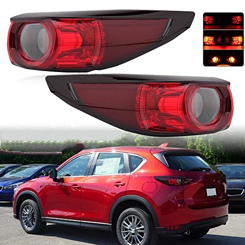Luz trasera de coche para MAZDA CX5 2017-2019 con señal y niebla 2
