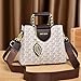 CORIOS Elegant Handbag for Women Ladies PU Leather Shoulder Crossbody Bag Fashion Messenger Top-Handle Bag Small Hobo Satchel Bag Shopping Travel Office Tote FXM Beige