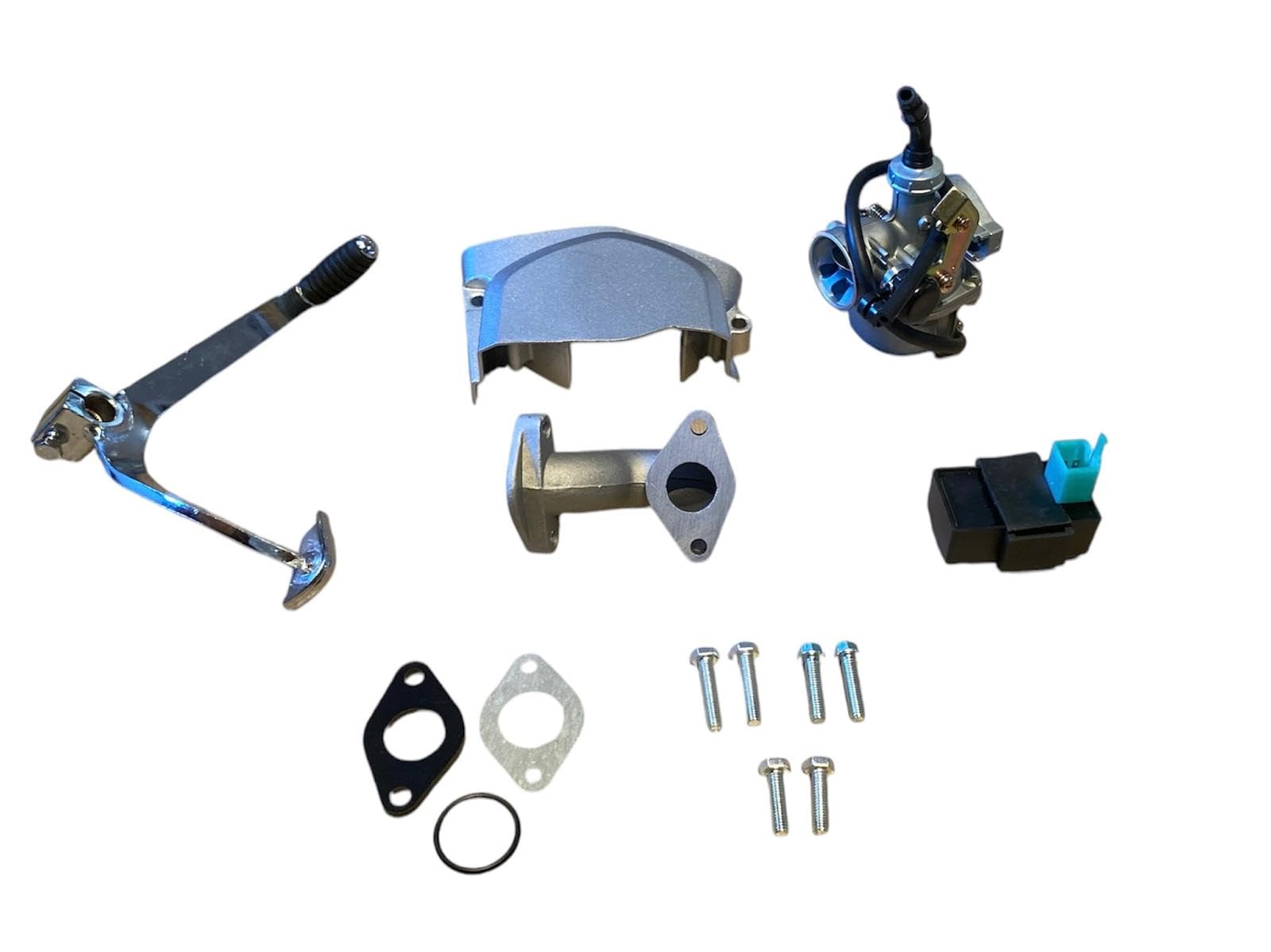 4 Takt Motor Set 125 CCM halbautomatik E Starter Rückwertsgang Luftgekühlt für ATV Quad