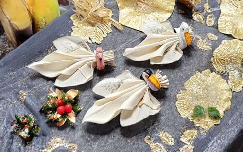 Your castle Set di 3 portatovaglioli con uccelli