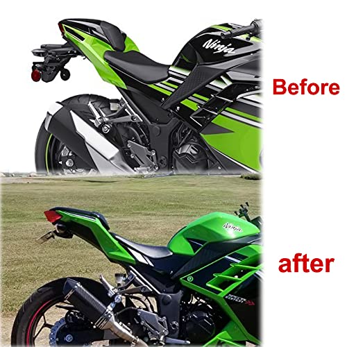 Kennzeichenhalter Motorrad Gebrauch for Kawasaki Ninja 300 EX300. 250. EX250 Z250 Z300 2013-2021 Motorrad-Kennzeichen hinterer Schwanz Tidy Fender-Eliminator