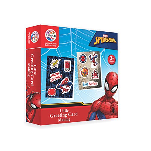RATNAS Marvel Little Greeting Card Making Spiderman Themed Art & Craft DIY Kit for Kids (B0B4F3P4LQ) Amazon Price History, Amazon Price Tracker