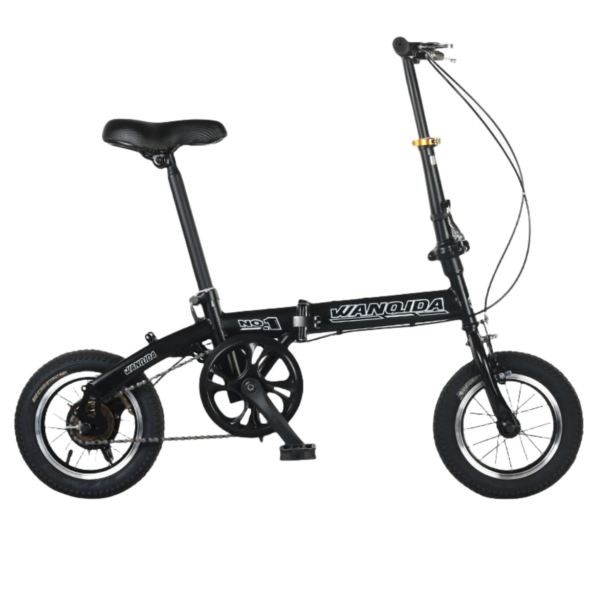 Huanggebe 折りたたみ自転車 ミニベロ12インチ ホワイト と黒色もある