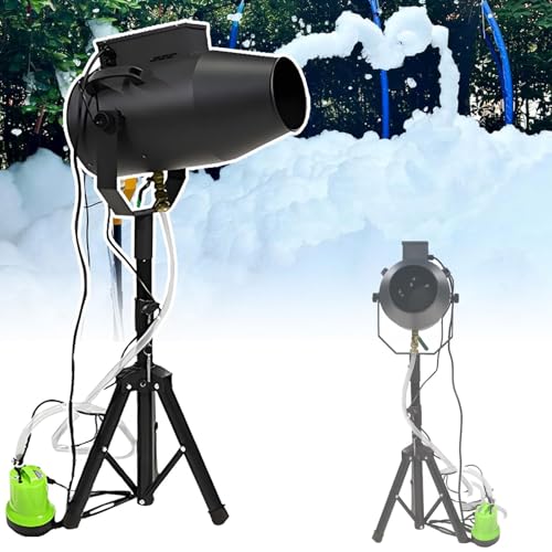 Schaumstoff Maschine Für Partys Im Freien Bühneneffekt Jet Schaummaschine 80 Flächenabdeckung/6-10m Entfernung Für Garten Pool Veranstaltungen Im Freien Geburtstage(Black)