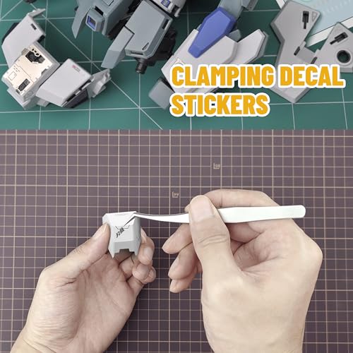 image for stedi 2PCS Precision Tweezers Set, Model Hobby Making Tools,Ultra-Prec