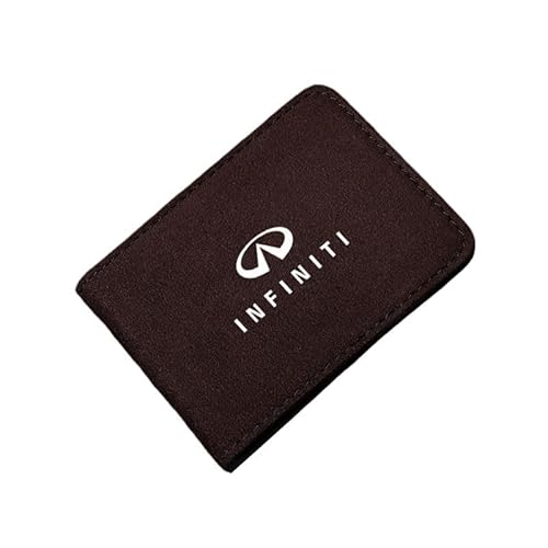 EIWXEFQT Carteras, para Infiniti QX30 Hatchback, Crossover 2016-2024 Multi Compartimentos Billetera Portatarjetas para Licencia de Conducir de automóvil Tarjetero para Coche,A