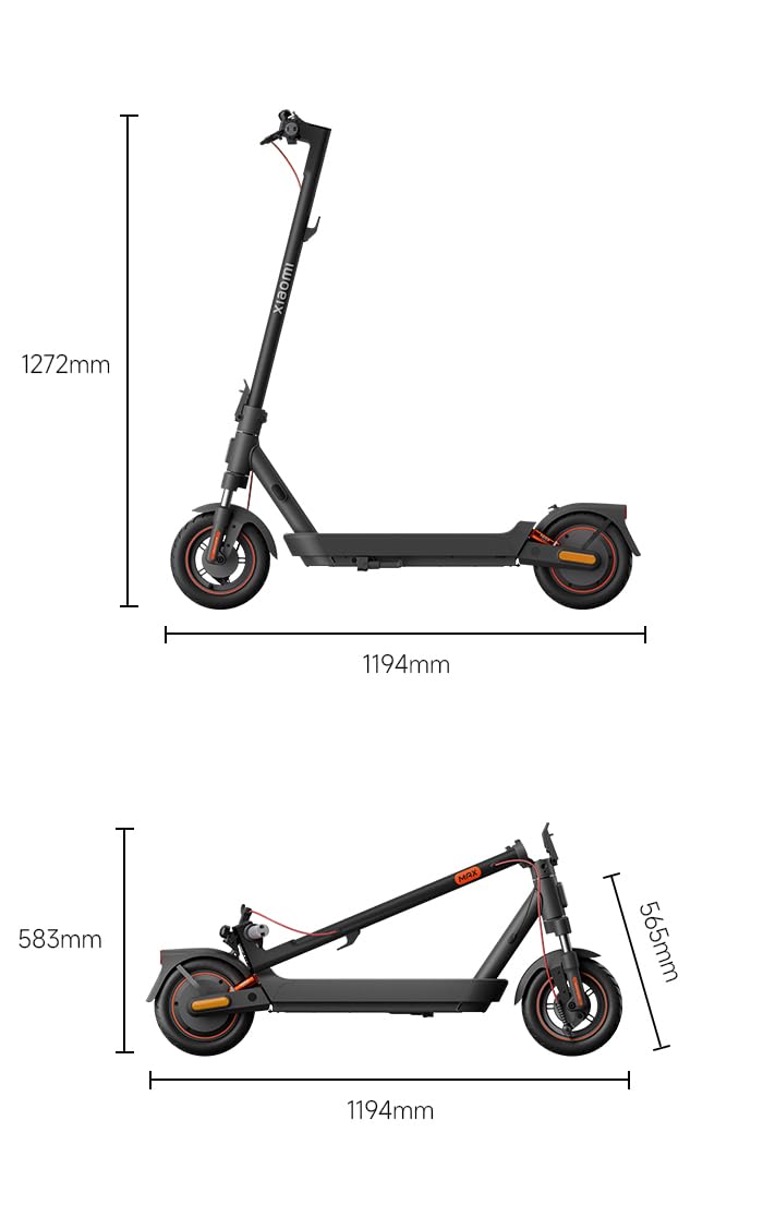 Xiaomi E-Scooter mit Straßenzulassung 4 Lite, 4 Ultra, 5 Elite, 5, 5 Pro, 5 Plus oder 5 Max (max 20km/h, bis zu 70km Reichweite und 25% Steigung, Luftreifen, Dual-Bremsen, Display, App)