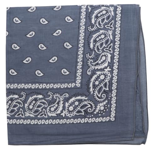 Image of Extra Large Paisley Bandana 27x27 Inch
