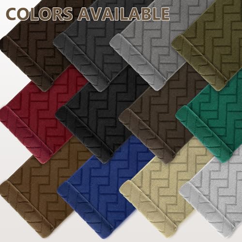 Image of hicorfe Kitchen Runner Rug,24 inchx71 inch+24 inchx35 inch Kitchen Set,Non-Slip Kitchen Mat