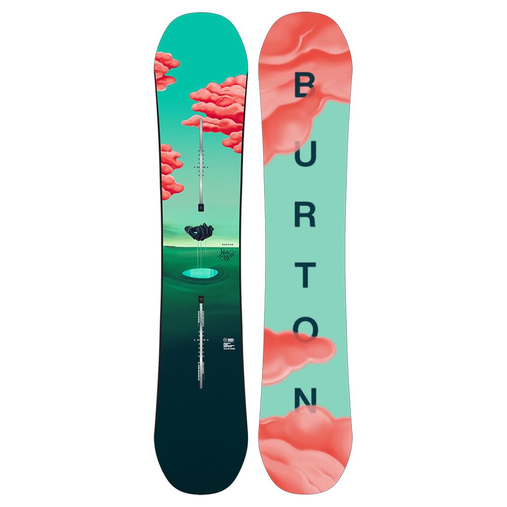 Burton - Tavola da snowboard Women's Yeasayer Flying V da donna - misura 148 - verde