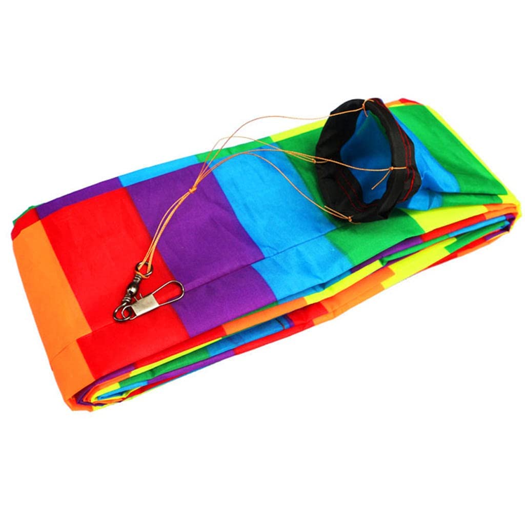 zalati Kite Tube Tail 10 m/32.8Feet Windsock con stile arcobaleno per drone RC, aquiloni, spettacoli aerei, volo acrobatico