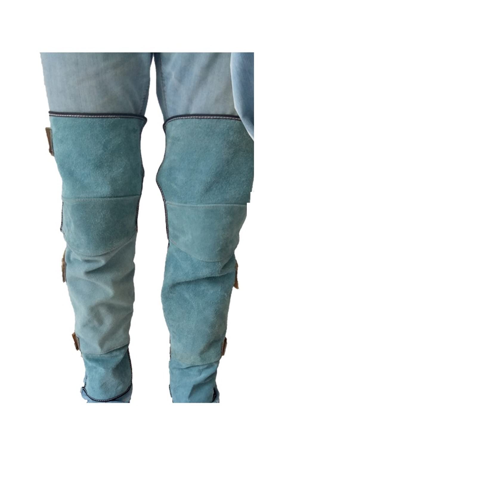 Welding Supplies 1 Pair Welder Foot Cover Leather Welding Spats Protective Shoes Feet Cover Protection Flame Resistant Boot Cover(4 57cm)